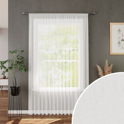 Gardine New York am Fenster mit Stoffdetail